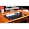 Dacasso Rosewood & Leather 25.5" x 17.25" Side-Rail Desk Pad PR-8002 - alternate 4